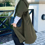 One Size Fits All Oversized Water-Resistant Windbreaker Jacket