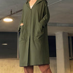 One Size Fits All Oversized Water-Resistant Windbreaker Jacket