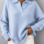 Marvelle | Chic Polo Knit Sweater