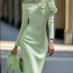 La Scintilla | ELEGANT OFF-THE-SHOULDER DRESS