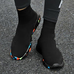 Men Knit Upper Breathable Sport Shoes