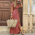 La Scintilla | Long Bohemian Dress with Gathered Waist
