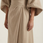 Ana Maxi Dress with Adjustable Waist Belt