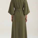 Ana Maxi Dress with Adjustable Waist Belt