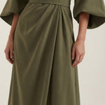 Ana Maxi Dress with Adjustable Waist Belt