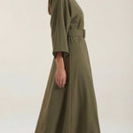 Ana Maxi Dress with Adjustable Waist Belt