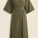Ana Maxi Dress with Adjustable Waist Belt