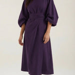 Ana Maxi Dress with Adjustable Waist Belt