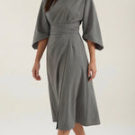 Ana Maxi Dress with Adjustable Waist Belt