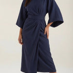 Ana Maxi Dress with Adjustable Waist Belt