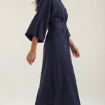 Ana Maxi Dress with Adjustable Waist Belt