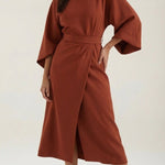Ana Maxi Dress with Waist Belt