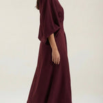 Ana Maxi Dress with Adjustable Waist Belt