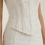 Anastasia Long Lace Dress with Corset
