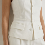 Annie | Elegant two-piece suit with V-neck for women