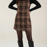 Annette Plaid A-Line Mini Dress