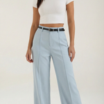 Bertha Wide-Legged Fabric Trousers