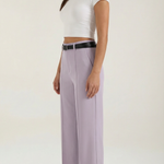 Bertha Wide-Legged Fabric Trousers