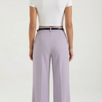 Bertha Wide-Legged Fabric Trousers