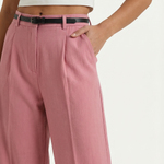 Bertha Wide-Legged Fabric Trousers