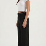 Bertha Wide-Legged Fabric Trousers