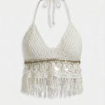 Brandy Boho Knit Halter Top