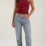Briony One Shoulder Sleeveless Top