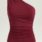 Briony One Shoulder Sleeveless Top