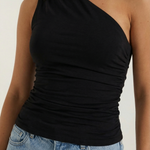Briony One Shoulder Sleeveless Top