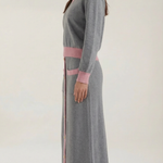 V-neck sweater and midi skirt set 'Cheryl'