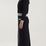 V-neck sweater and midi skirt set 'Cheryl'