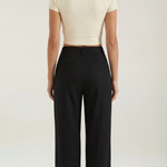 Dorothy Straight Pleated Pants