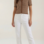 Edith Polo Rayé Top