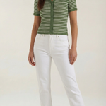 Edith Striped Polo Top