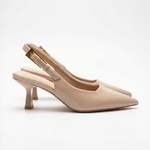Elizabeth Low Heel Slingback Shoes