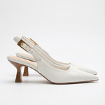 Elizabeth Low Heel Slingback Shoes
