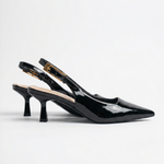 Elizabeth Low Heel Slingback Shoes