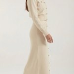 Evelyn Luxe button-up knit set