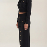 Evelyn Luxe button-up knit set