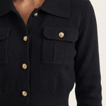 Evelyn Luxe button-up knit set