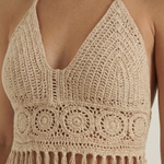 Fringed Halter Top Harriet