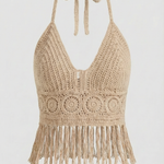 Fringed Halter Top Harriet