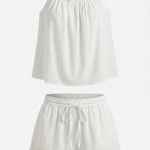 Helen cotton set with ruffle details