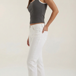 Hilary top with a square neckline