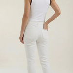 Hilary top with a square neckline