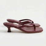 Jessica sandals with kitten heel and Zehentrenner design