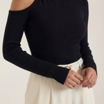 Joann One Shoulder Asymmetrical Top