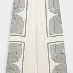 Jude Graphic wide-leg trousers