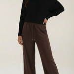 Kendra wide-leg jeans with drawstring