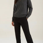 'Margaret' Casual Polo Shirt with V-Neck